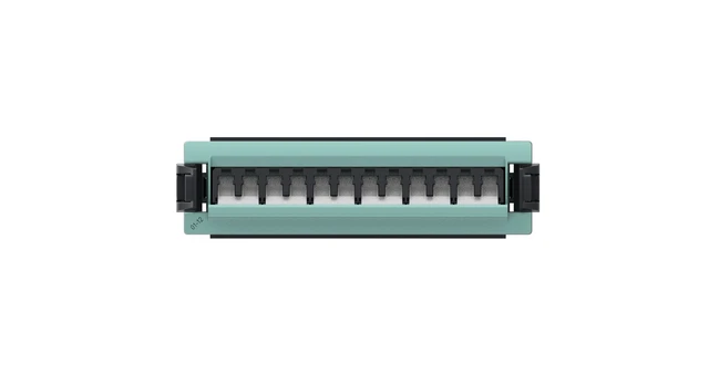 Alt view image 5 of 7 - CommScope 360DPIS-12LC-LS 12-Port LC/UPC OM4 Fiber Adapter Pack Aqua 760230938