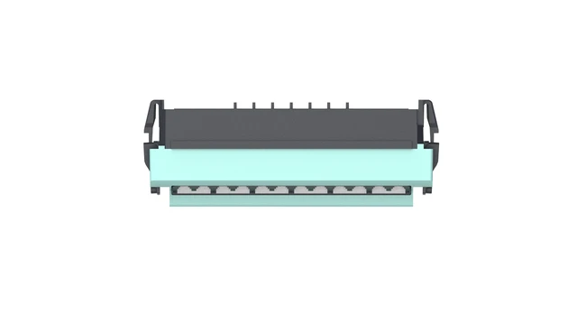 Alt view image 2 of 7 - CommScope 360DPIS-12LC-LS 12-Port LC/UPC OM4 Fiber Adapter Pack Aqua 760230938