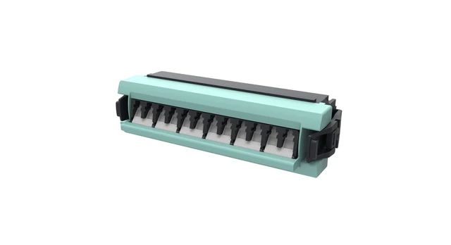 Alt view image 6 of 7 - CommScope 360DPIS-12LC-LS 12-Port LC/UPC OM4 Fiber Adapter Pack Aqua 760230938