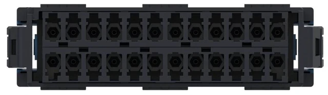 Alt view image 6 of 7 - Commscope 360DPIS-24LC-SM 24-Port LC/UPC Singlemode Fiber Adapter Pack Shuttered