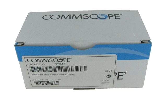 Alt view image 2 of 7 - CommScope 1777234-4 12-Port LC Duplex OM3 OM4 Fiber Optic Adapter Panel Aqua