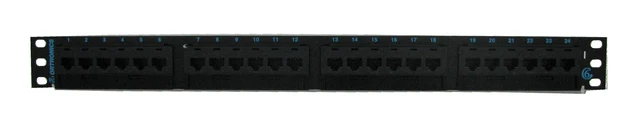 Alt view image 2 of 7 - Ortronics OR-PHD66U24 Clarity Cat6 High Density Network Patch Panel, 24 Ports, 1U
