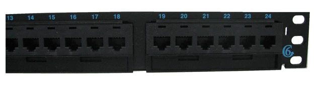 Alt view image 6 of 7 - Ortronics OR-PHD66U24 Clarity Cat6 High Density Network Patch Panel, 24 Ports, 1U