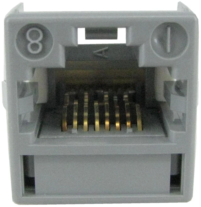 Alt view image 4 of 7 - Commscope MGS400-270 Systimax GigaSpeed Cat6 Modular Jack, Gray, 700206733