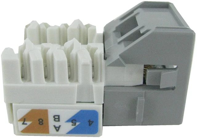 Alt view image 7 of 7 - Commscope MGS400-270 Systimax GigaSpeed Cat6 Modular Jack, Gray, 700206733