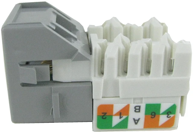 Alt view image 6 of 7 - Commscope MGS400-270 Systimax GigaSpeed Cat6 Modular Jack, Gray, 700206733