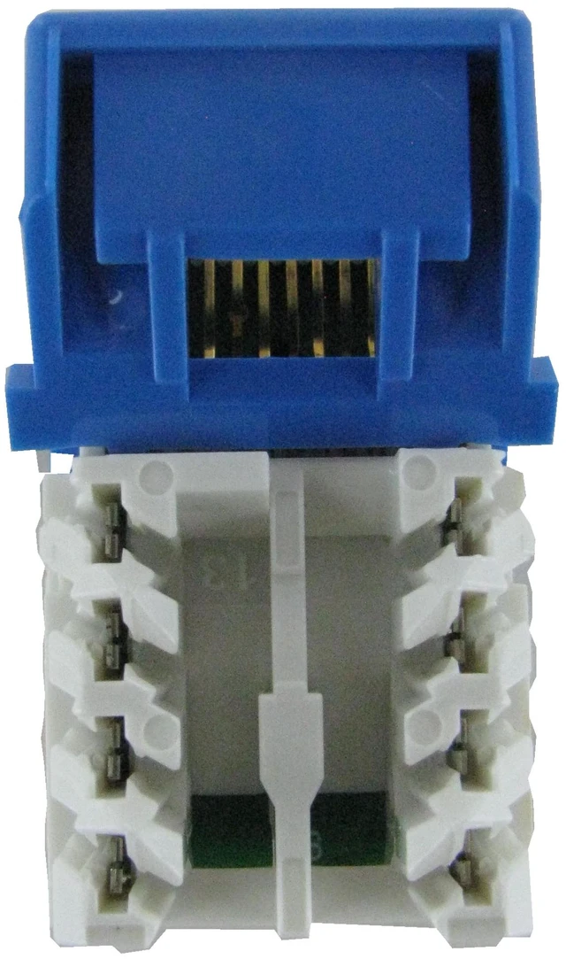 Alt view image 5 of 7 - CommScope MGS400-318 Systimax GigaSpeed Cat6 Modular Jack, Blue, Part # 700206758
