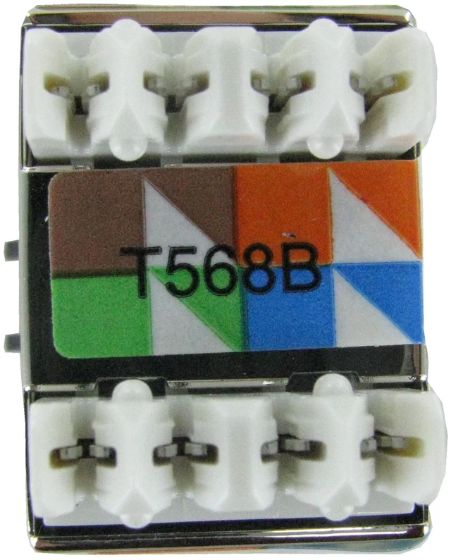 Alt view image 5 of 5 - Ortronics OR-TJ610-99 Clarity TracJack Cat6a 10G RJ45 Ethernet Jack, Wiremold Ivory