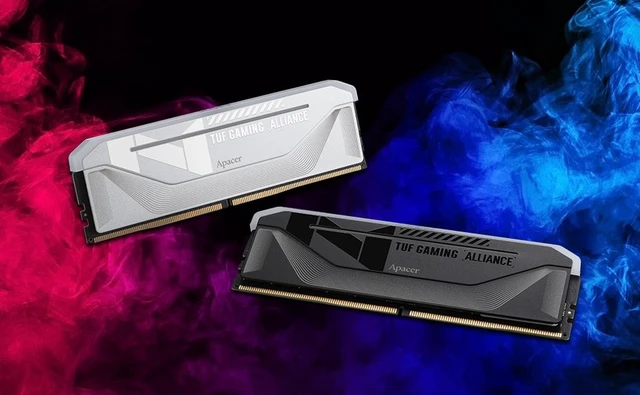 Alt view image 4 of 7 - Apacer NOX Asus TUF Gaming Alliance RGB 32GB DDR5 RAM (2x16GB) 288-Pin PC 6000 Desktop Memory Module Black 5600
