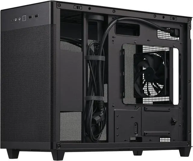 Alt view image 17 of 20 - ASUS AP201 Type-C Airflow-focused Micro-ATX,Mini-ITX Computer Case, Support 360/280 Liquid Cooling - Black