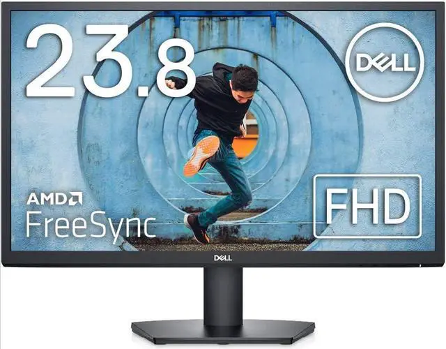 Alt view image 10 of 14 - dell se2422hx - 23.8-inch fhd (1920 x 1080) 16:9 monitor with comfortview (tuv-certified), 75hz refresh rate, 16.7 million colors, anti-glare with 3h hardness, black
