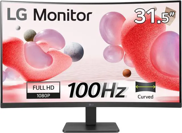 Main image of LG 31.5" FHD 100hz 5ms with AMD FreeSync Curved monitor 32MR51CA-B