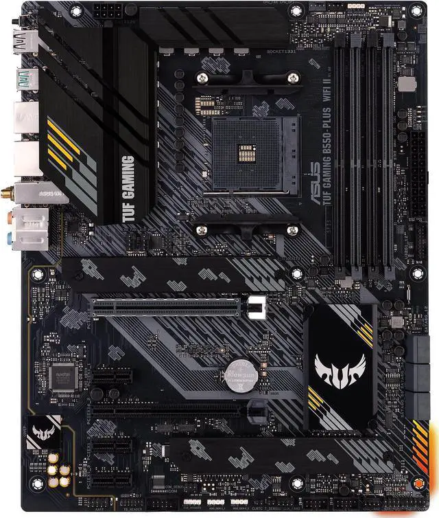 Alt view image 12 of 20 - ASUS - TUF GAMING B550-PLUS WIFI II AMD B550 (Ryzen AM4) ATX gaming motherboa...