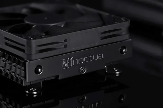 Alt view image 9 of 13 - Noctua NH-L9i-17xx chromax.Black, Premium Low-Profile CPU Cooler for Intel LGA1700 (Black)