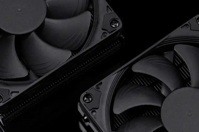 Alt view image 8 of 13 - Noctua NH-L9i-17xx chromax.Black, Premium Low-Profile CPU Cooler for Intel LGA1700 (Black)