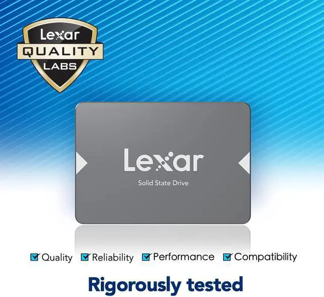 Alt view image 17 of 19 - Lexar NS100 1TB SATA III 2.5" Internal SSD, 550MB/s Read, Gray #LNS100-1TRBNA