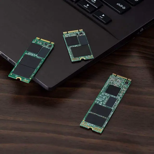 Alt view image 15 of 15 - Transcend 64GB M.2 NGFF 2242 42mm SATA III 6Gbps SSD MLC Flash Model TS64GMTS400S