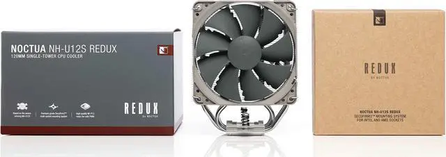 Alt view image 14 of 15 - Noctua NH-U12S Redux, High Performance CPU Cooler with NF-P12 redux-1700 PWM 120mm Fan (Grey)