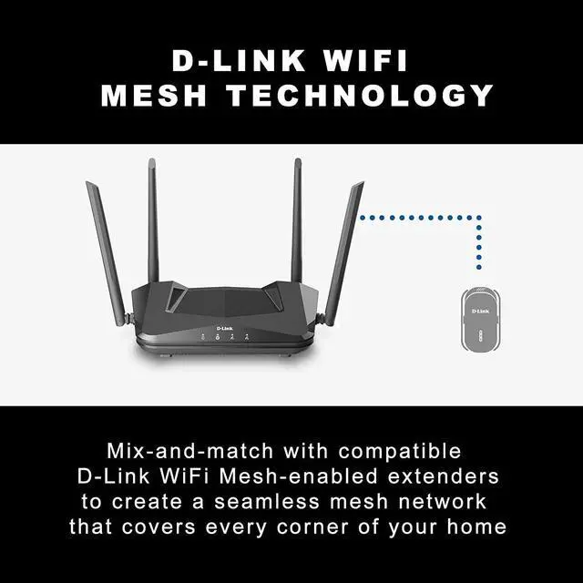 Alt view image 5 of 9 - WIRELESS AX1500 ROUTER