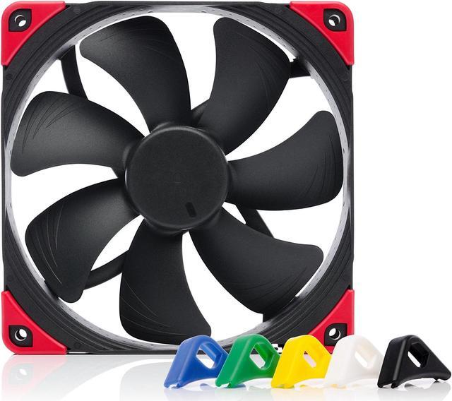 Alt view image 6 of 10 - Noctua NF-A14 PWM chromax.Black.swap, Premium Quiet Fan, 4-Pin (140mm, Black)