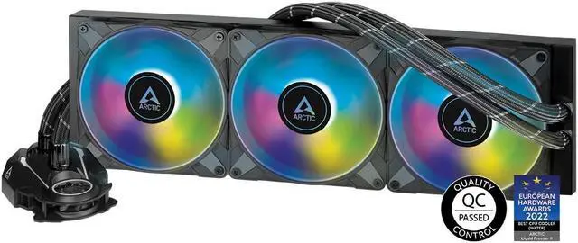 Alt view image 7 of 11 - ARCTIC Liquid Freezer II 420 A-RGB Multi-Compatible All-in-one CPU AIO Water Cooler with A-RGB - Black ACFRE00109A