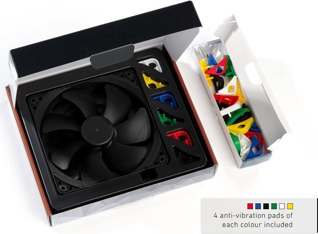 Alt view image 8 of 10 - Noctua NF-A14 PWM chromax.Black.swap, Premium Quiet Fan, 4-Pin (140mm, Black)