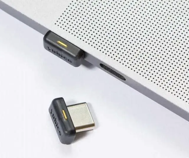 Alt view image 11 of 14 - Yubico YubiKey 5C Nano - Two factor authentication security key -  USB-C