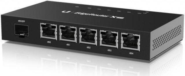 Alt view image 2 of 2 - ubiquiti edgerouter x sfp - router - desktop - black (er-x-sfp)