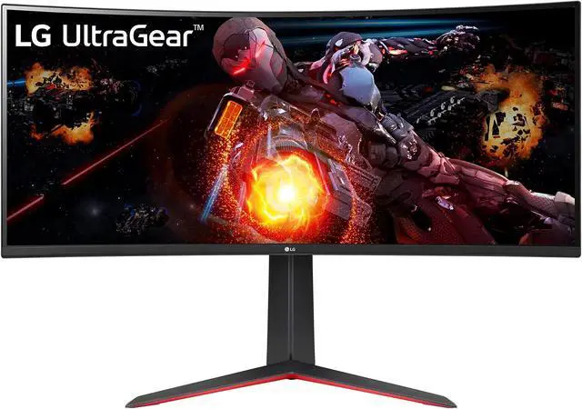 Alt view image 8 of 13 - LG UltraGear QHD 34-Inch Curved Gaming Monitor 34GP63A-B, VA with HDR 10 Compatibility and AMD FreeSync Premium, 160Hz, Black