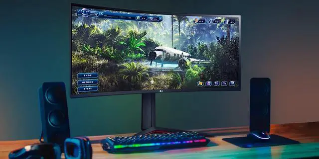Alt view image 13 of 13 - LG UltraGear QHD 34-Inch Curved Gaming Monitor 34GP63A-B, VA with HDR 10 Compatibility and AMD FreeSync Premium, 160Hz, Black