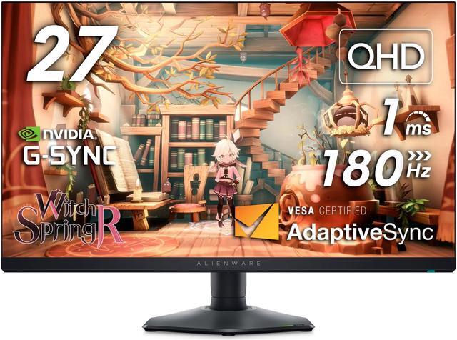 Alt view image 5 of 11 - Dell Alienware AW2724DM Gaming Monitor - 27" QHD 180Hz w Overclock, AMD FreeSync Premium Pro, NVIDIA G-SYNC - Black