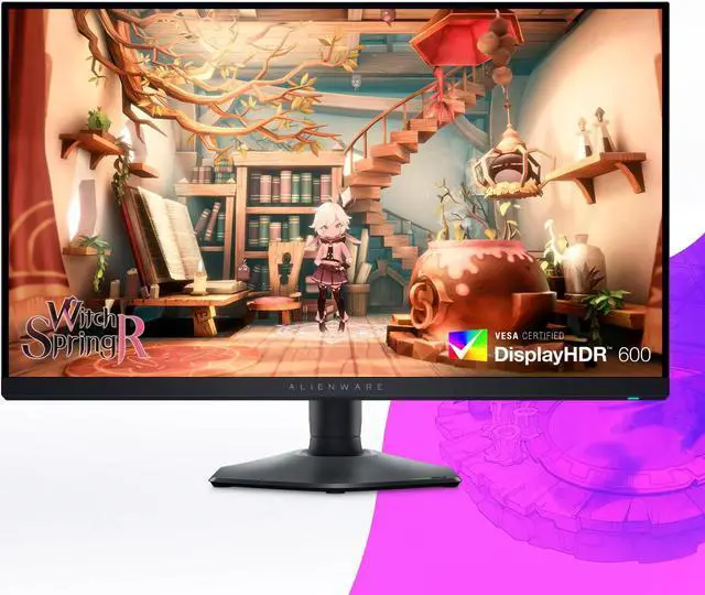 Alt view image 9 of 11 - Dell Alienware AW2724DM Gaming Monitor - 27" QHD 180Hz w Overclock, AMD FreeSync Premium Pro, NVIDIA G-SYNC - Black