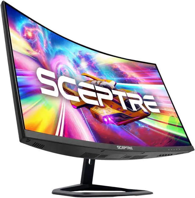 Alt view image 7 of 19 - Sceptre 27-inch Curved Gaming Monitor up to 240Hz DisplayPort HDMI 1ms 99% sRGB Build-in Speakers, R1500 Machine Black 2023 (C275B-FWT240)