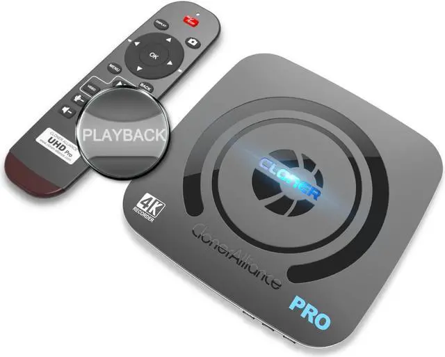 Alt view image 9 of 15 - ClonerAlliance UHD Pro, Standalone 4K H.265/H.264 HDMI Video & Gaming Recorder, Playback Instantly. Schedule Recording. UVC Standard. Live Commentary.
