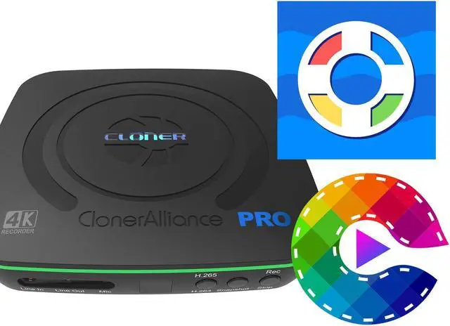 Alt view image 10 of 15 - ClonerAlliance UHD Pro, Standalone 4K H.265/H.264 HDMI Video & Gaming Recorder, Playback Instantly. Schedule Recording. UVC Standard. Live Commentary.