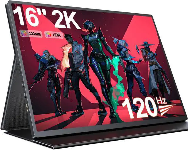 16インチ 2k 1440p 120hz 120hz Gaming Monitor Ps5 2K Cheap 16 Inch Portable | UPERFECT