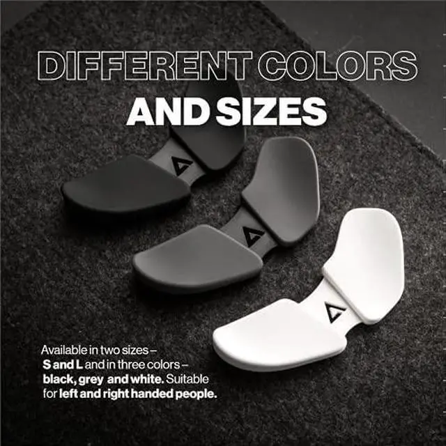Alt view image 5 of 9 - Carpio 2.0 - ergonomic wrist rest - Right / L / Black