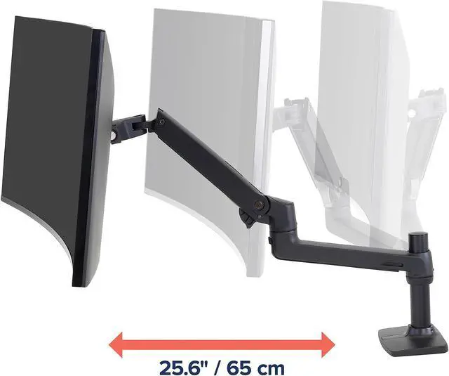 Alt view image 14 of 20 - LX Desk Monitor Arm 45-241-224 (matte black)