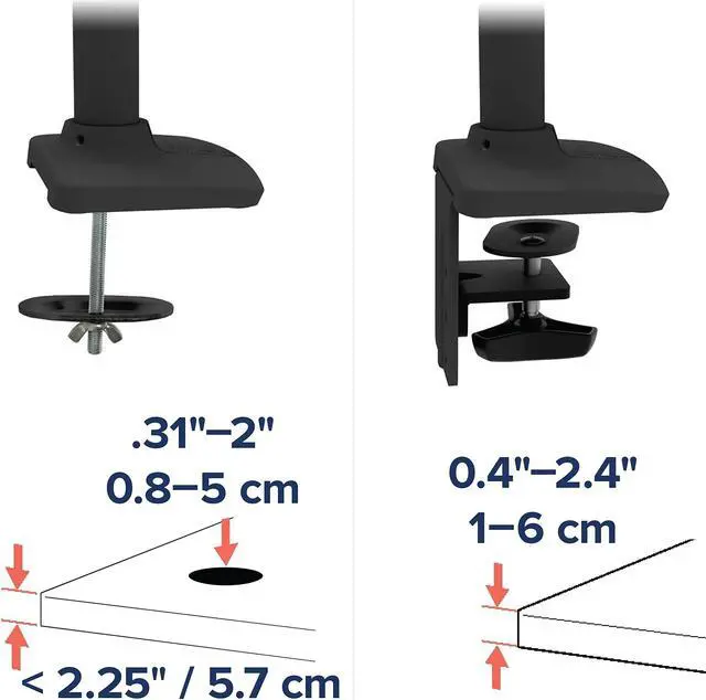 Alt view image 11 of 20 - LX Desk Monitor Arm 45-241-224 (matte black)