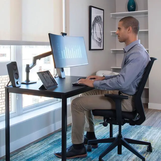 Alt view image 15 of 20 - LX Desk Monitor Arm 45-241-224 (matte black)