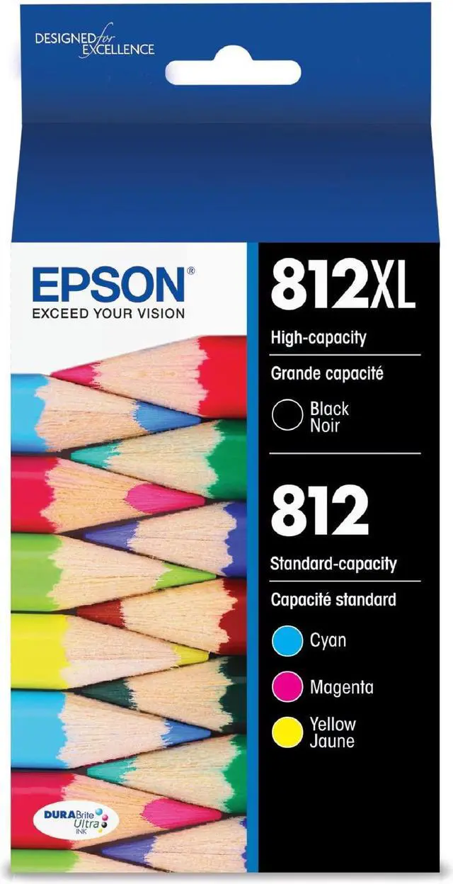 Alt view image 8 of 14 - Epson Iink Cartridge T812 XL BK CMY
