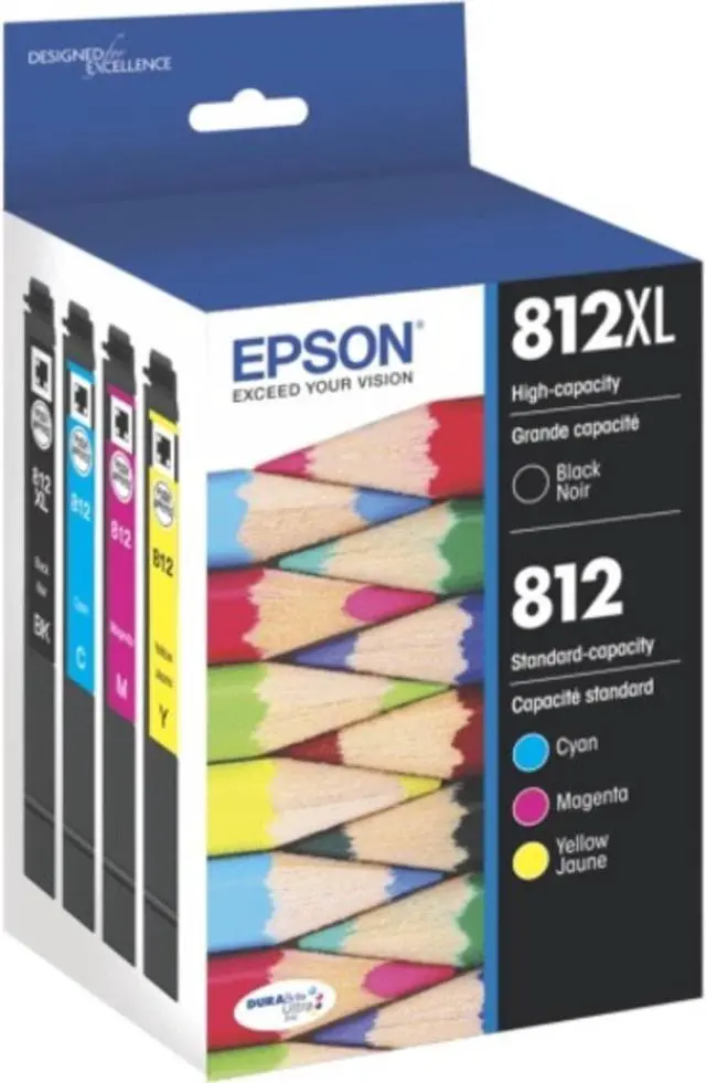 Alt view image 9 of 14 - Epson Iink Cartridge T812 XL BK CMY