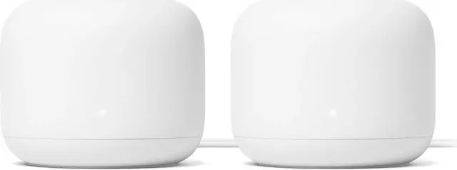 Alt view image 11 of 18 - Google Nest Wifi Router 2 Pack (2nd Generation) – 4x4 AC2200 Mesh Wi-Fi Routers with 4400 Sq Ft Coverage