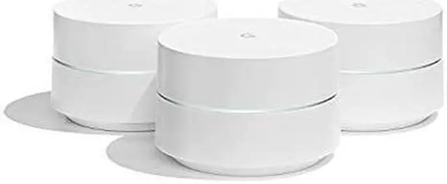 Alt view image 3 of 14 - google WiFi system, 3-Pack - Router replacement for whole home coverage (NLS-1304-25)