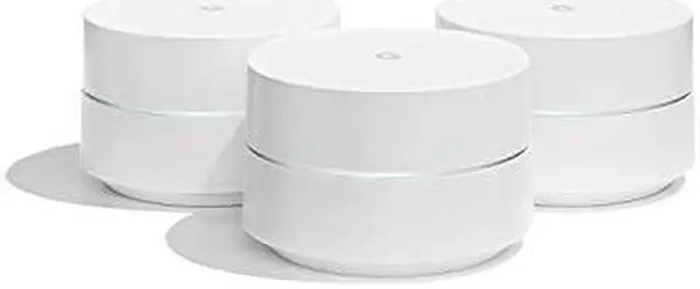 Alt view image 5 of 14 - google WiFi system, 3-Pack - Router replacement for whole home coverage (NLS-1304-25)