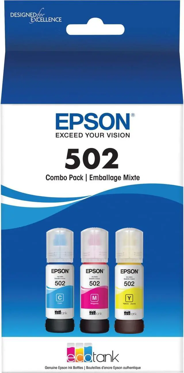 Alt view image 15 of 20 - Epson T502 Multi-Color Ink Cartridges C/M/Y 3-Pack