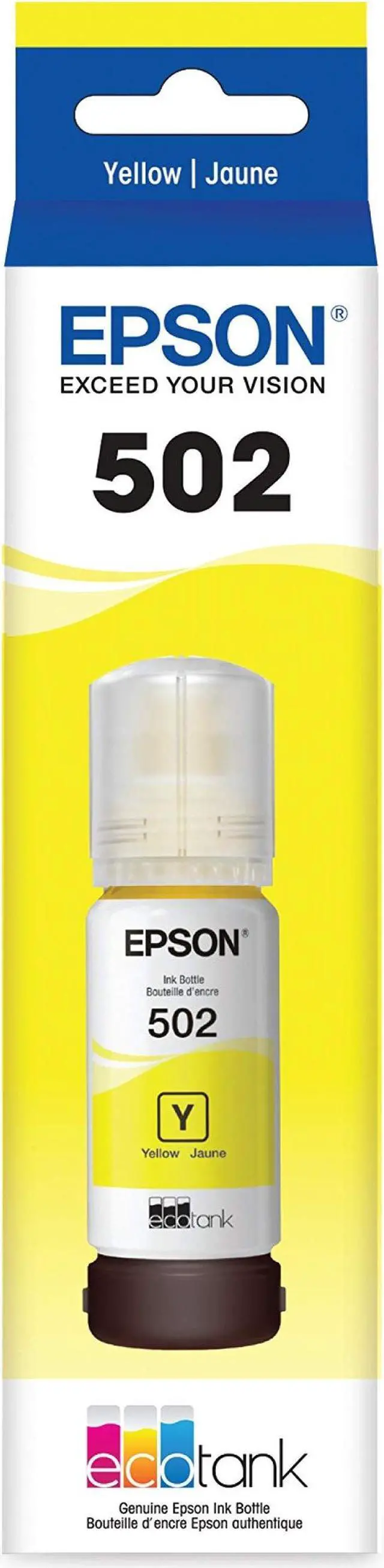 Alt view image 3 of 16 - Epson T502 Yellow Ink Bottle