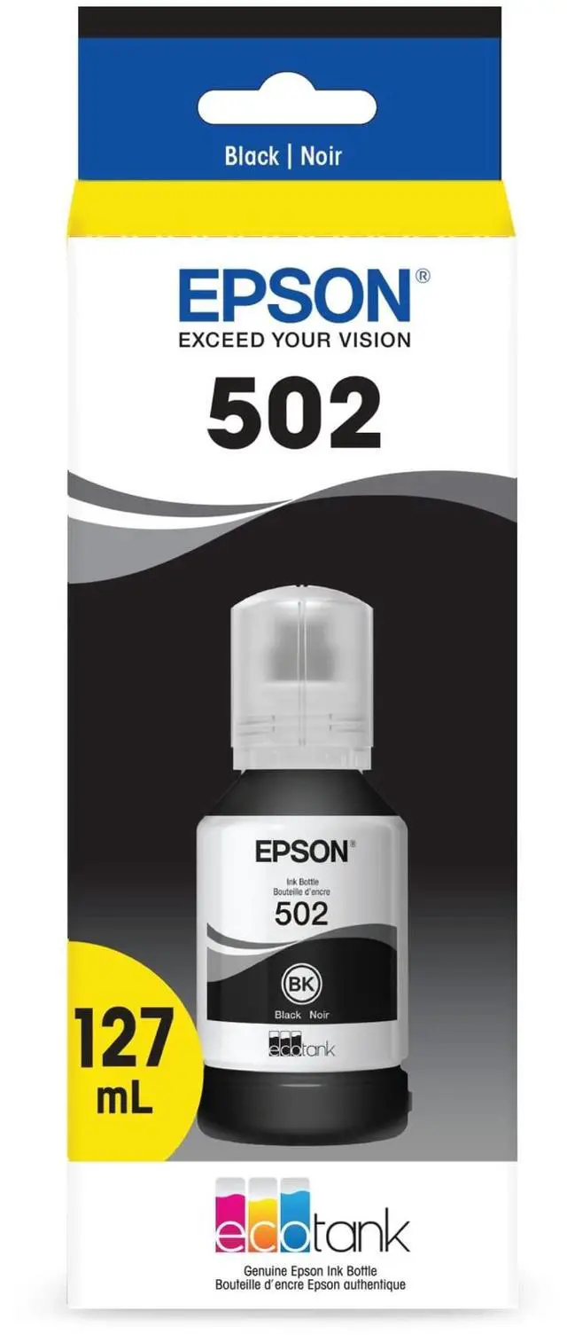 Alt view image 8 of 14 - Epson EcoTank T502 Ink Bottle Black (T502120-S) 2758160