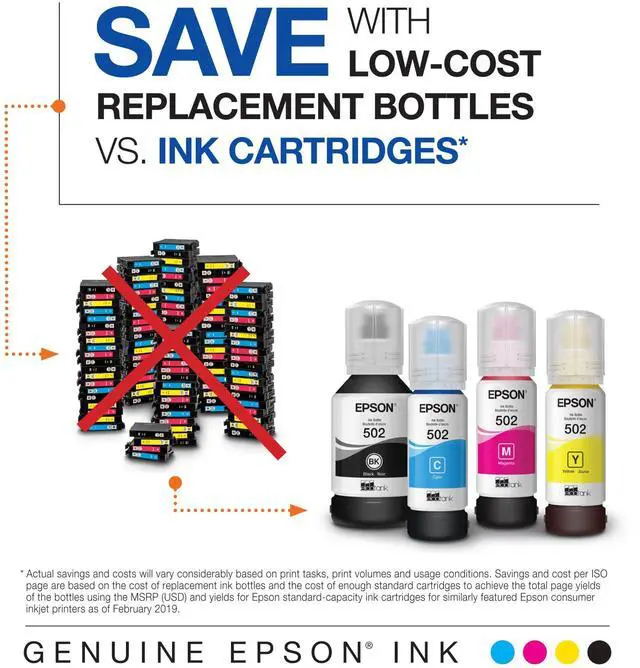 Alt view image 12 of 14 - Epson EcoTank T502 Ink Bottle Black (T502120-S) 2758160