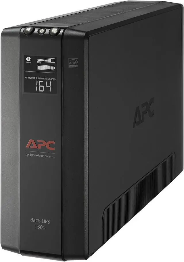 Alt view image 9 of 19 - APC by Schneider Electric Back UPS Pro BX1500M, Compact Tower, 1500VA, AVR, LCD, 120V